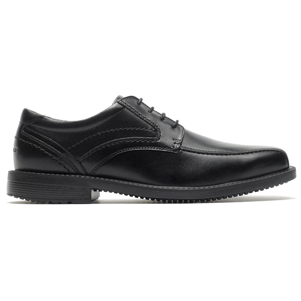 Rockport Singapore Mens Oxfords - Style Leader 2 Bike Toe Black - XC3265740